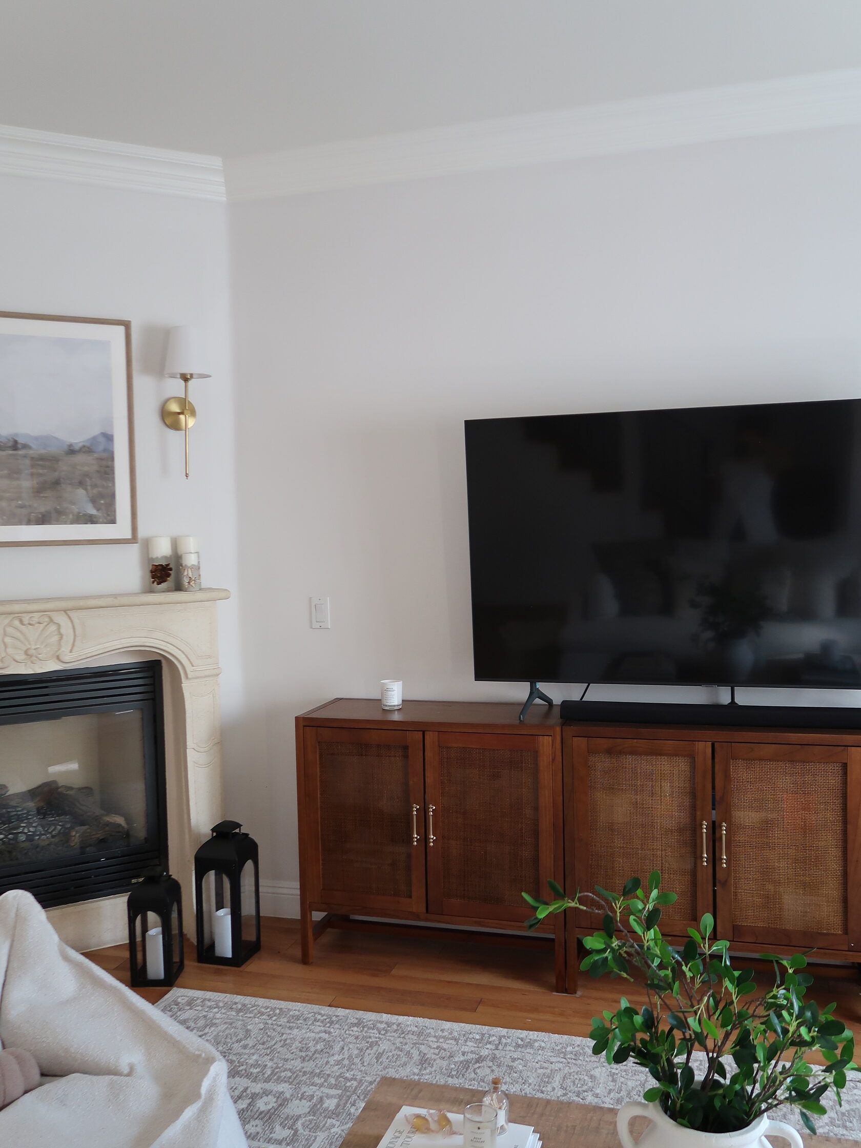 tv console, wood brown target cabinet